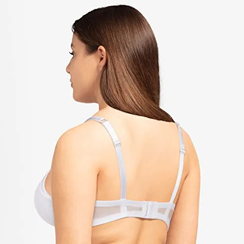 Passionata Miss Joy Minimizer Bra - Black, 38 D, Double Strap Design with Butterfly Accents