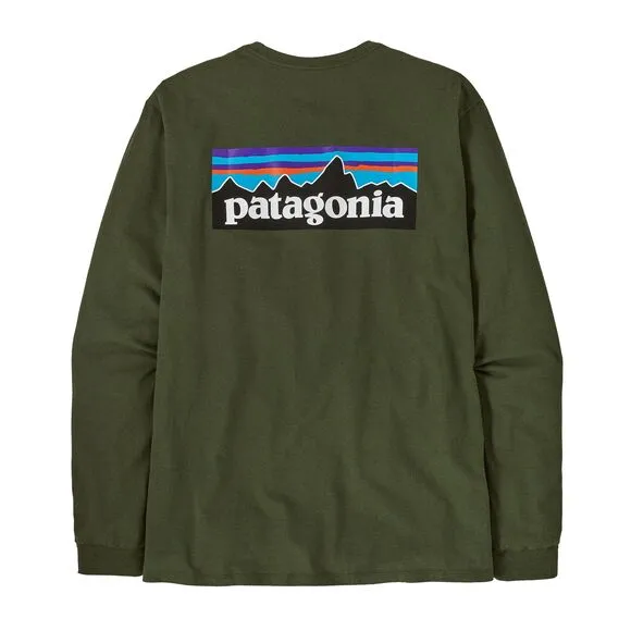 Patagonia Men's Long Sleeve P-6 Logo Responsibili-Tee Shirt