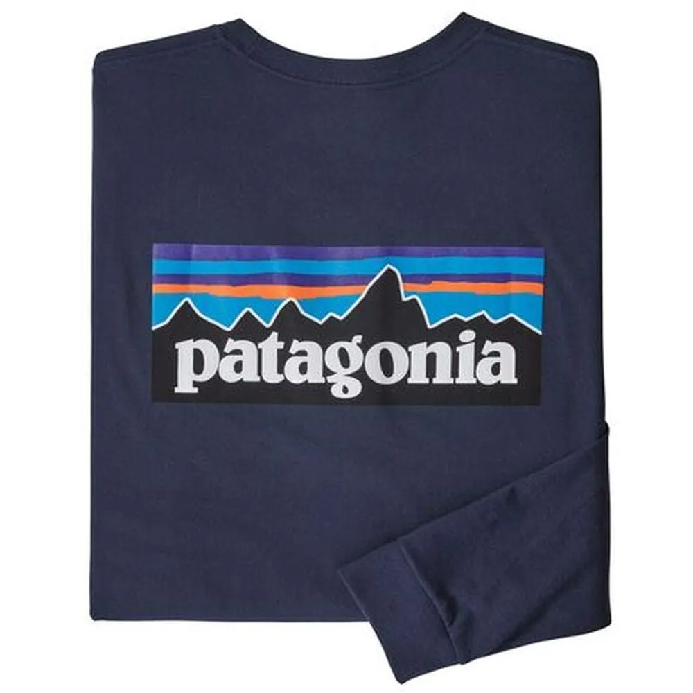 Patagonia Men's Long Sleeve P-6 Logo Responsibili-Tee Shirt