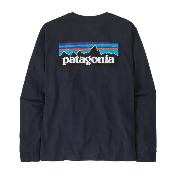 Patagonia Men's Long Sleeve P-6 Logo Responsibili-Tee Shirt