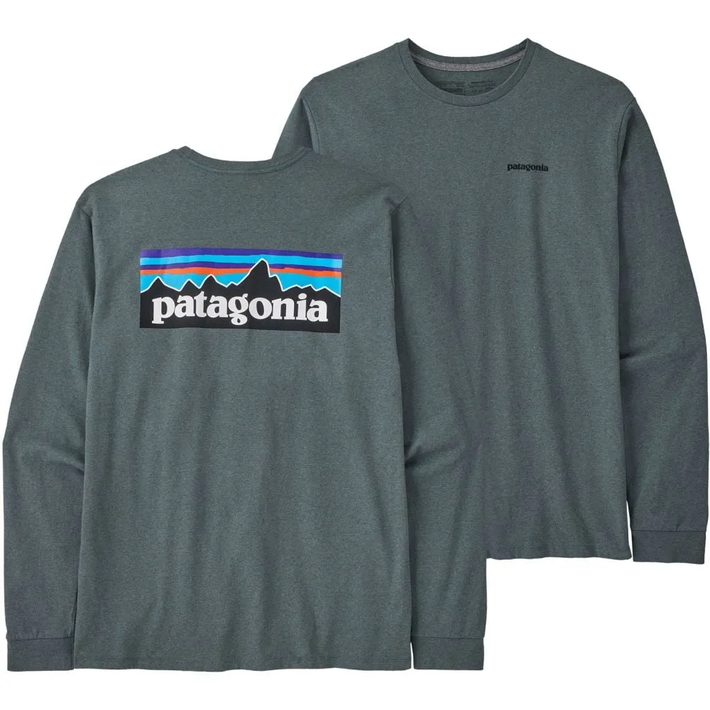 Patagonia Men's Long Sleeve P-6 Logo Responsibili-Tee Shirt