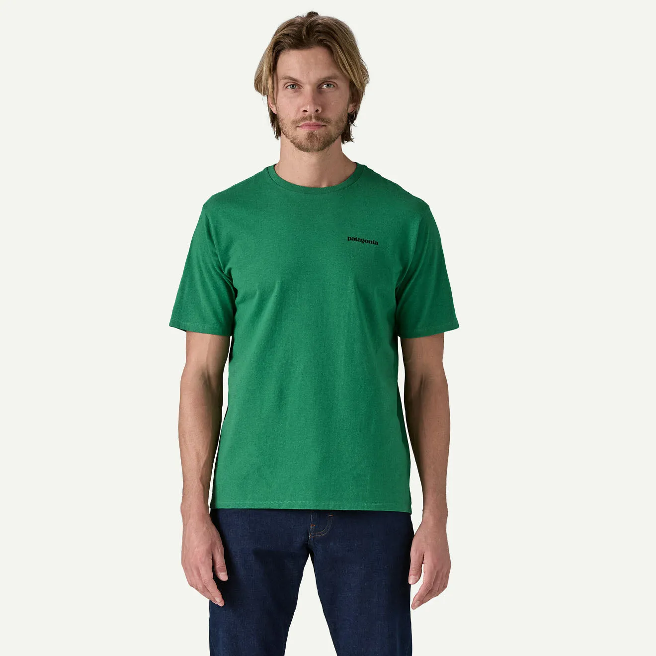 Patagonia P-6 Logo Responsibili-Tee P-6 Outline / Heartleaf Green