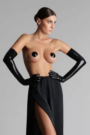 Patent leather nipple covers - Les Ftiches Maison Close