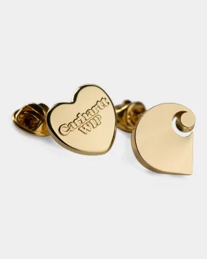 Pins Set | Gold Carhartt WIP