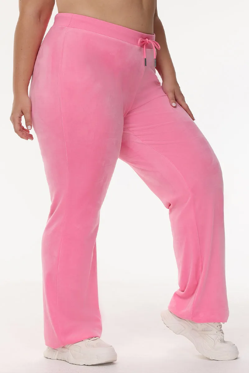 Plus-Size OG Big Bling Velour Track Pants Juicy Couture