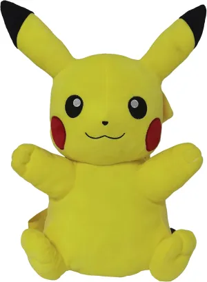 Pokemon Pikachu Plush Backpack (MC-111-PK)