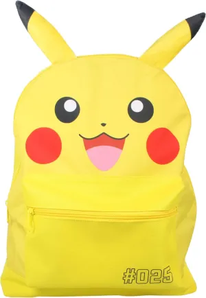 Pokémon Pikachu Yellow Backpack for Kids & Teens (03372)