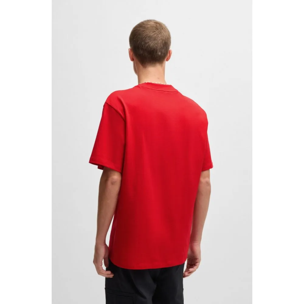 Relaxed-fit T-shirt in cotton with logo print