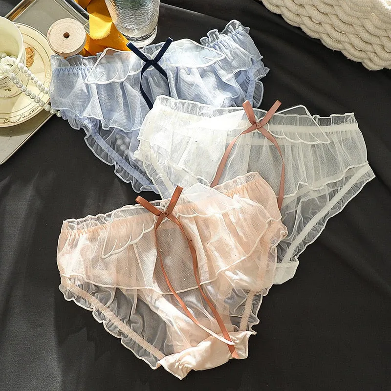 Sakura Wing Chiffon Panties