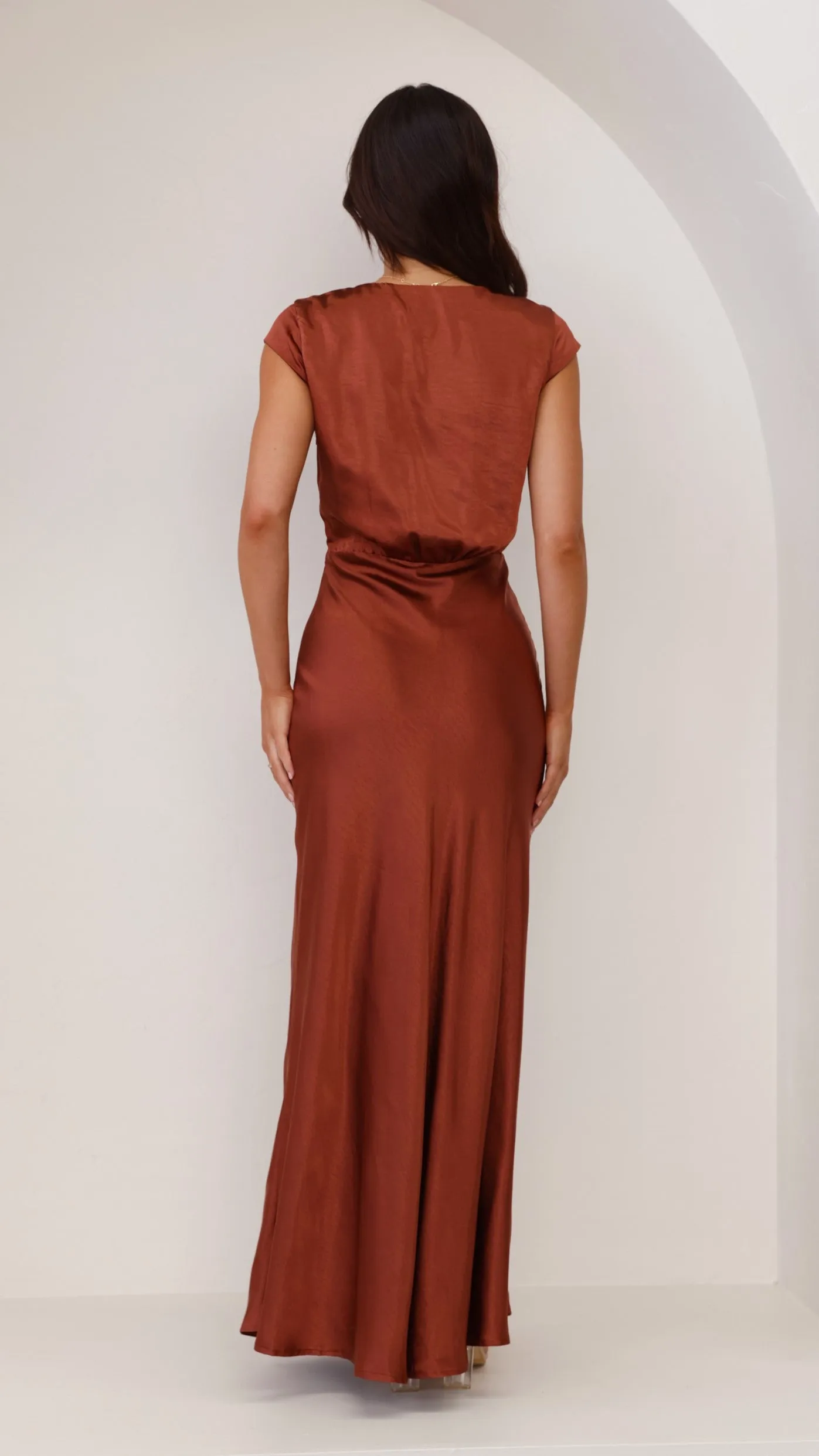 Selma Maxi Dress - Rust Billy J