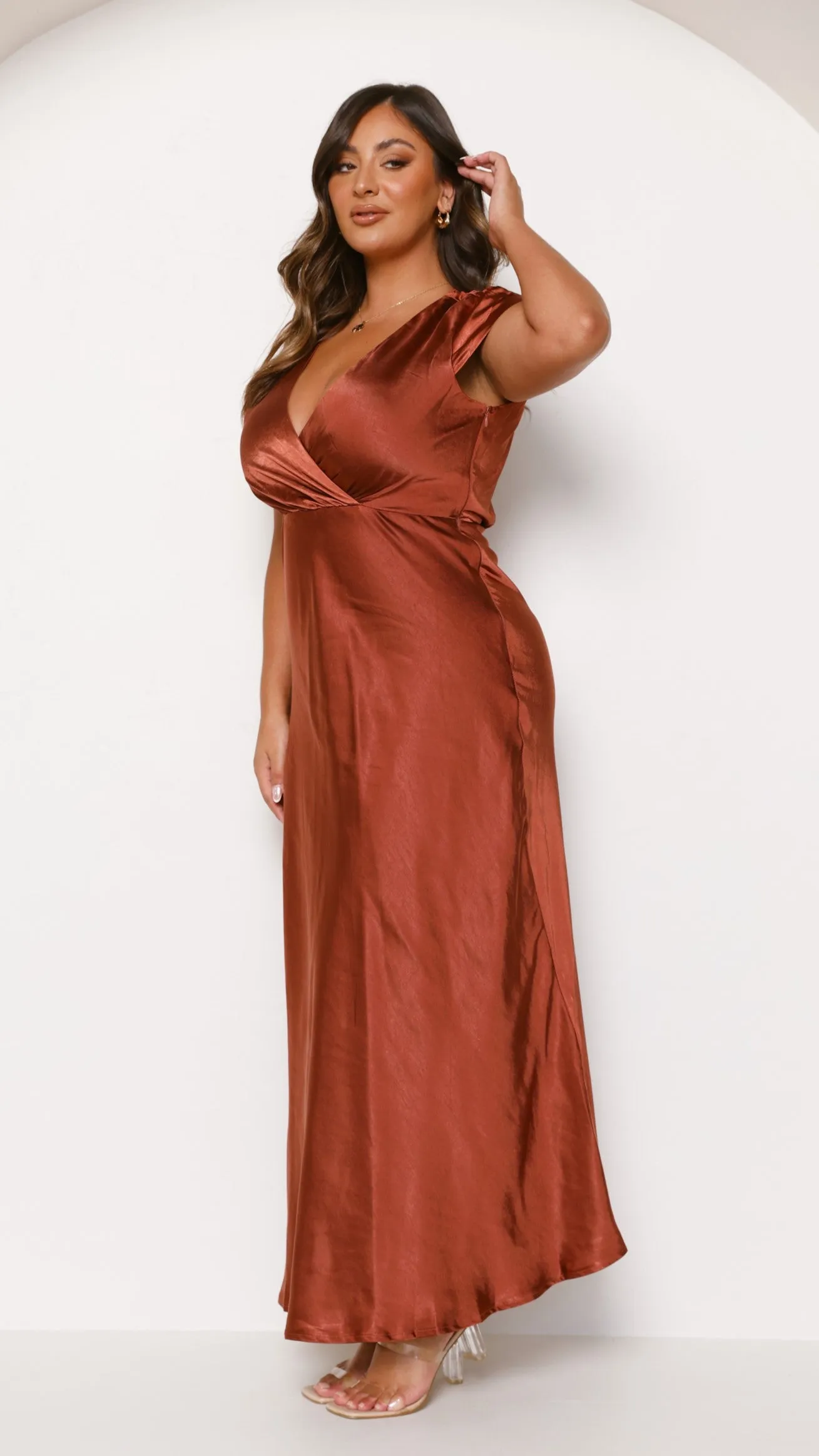 Selma Maxi Dress - Rust Billy J