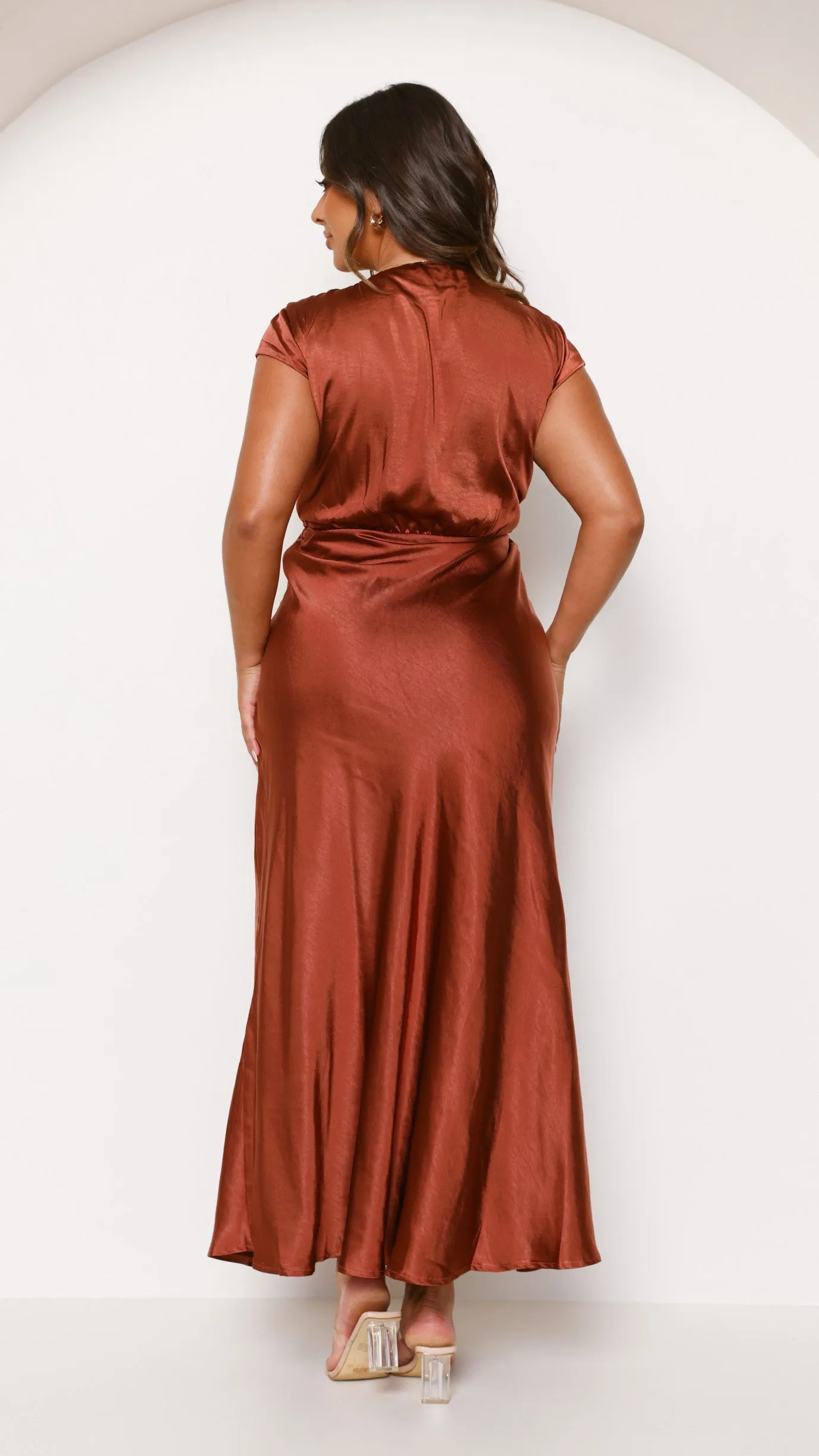 Selma Maxi Dress - Rust Billy J