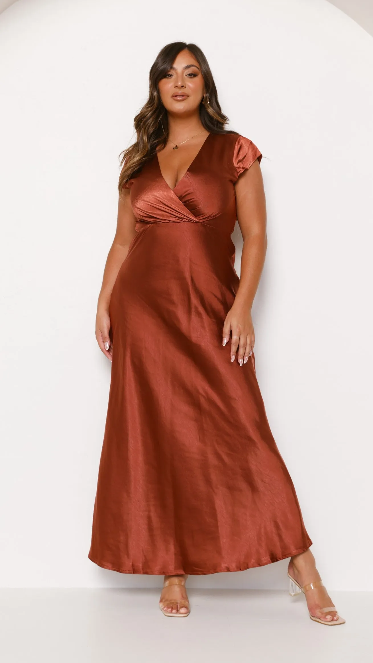 Selma Maxi Dress - Rust Billy J