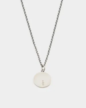 Silver Minimal Hallmark Necklace