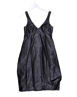 Size 4 (14) | Zero x Maria Cornejo Black Silk Midi Dress
