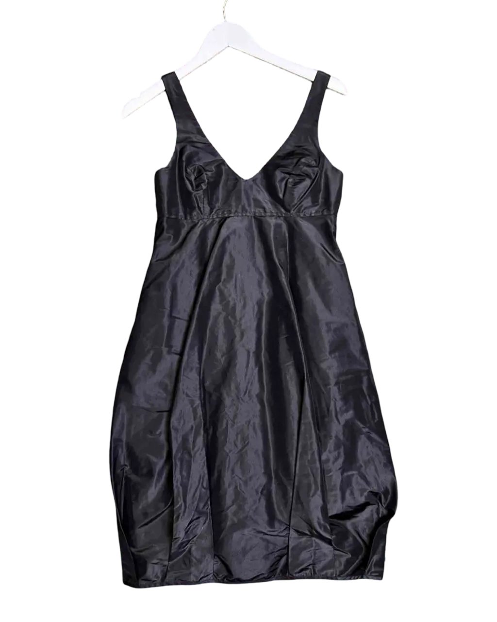 Size 4 (14) | Zero x Maria Cornejo Black Silk Midi Dress