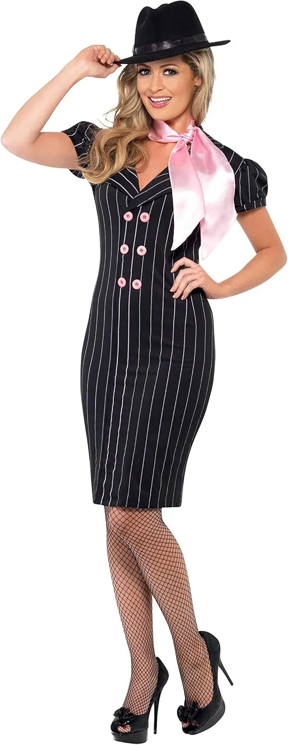 Smiffys Gangster's Moll Costume - Size 16-18 (23697)