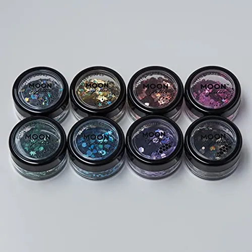 Smiffys - Holographic Glitter Shapes Cosmetic Glitter (3g) (G05066)