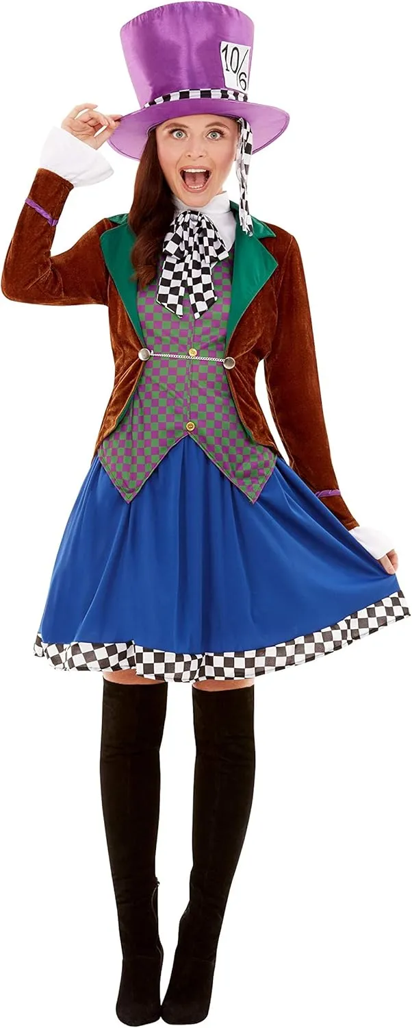 Smiffys Miss Hatter Costume - Women's (47784XS)