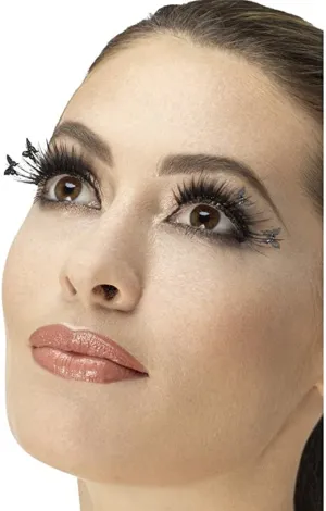 Smiffys Winged Butterfly False Eyelashes (47060)