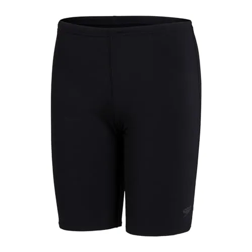 Speedo Boys Essential Endurance  Jammer - Chlorine-Resistant, Quick-Dry Swimwear with Adjustable Fit