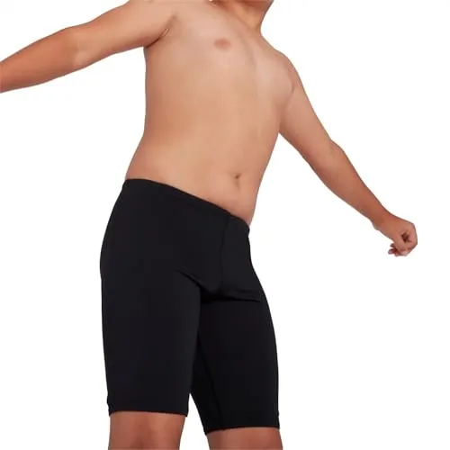 Speedo Boys Essential Endurance  Jammer - Chlorine-Resistant, Quick-Dry Swimwear with Adjustable Fit