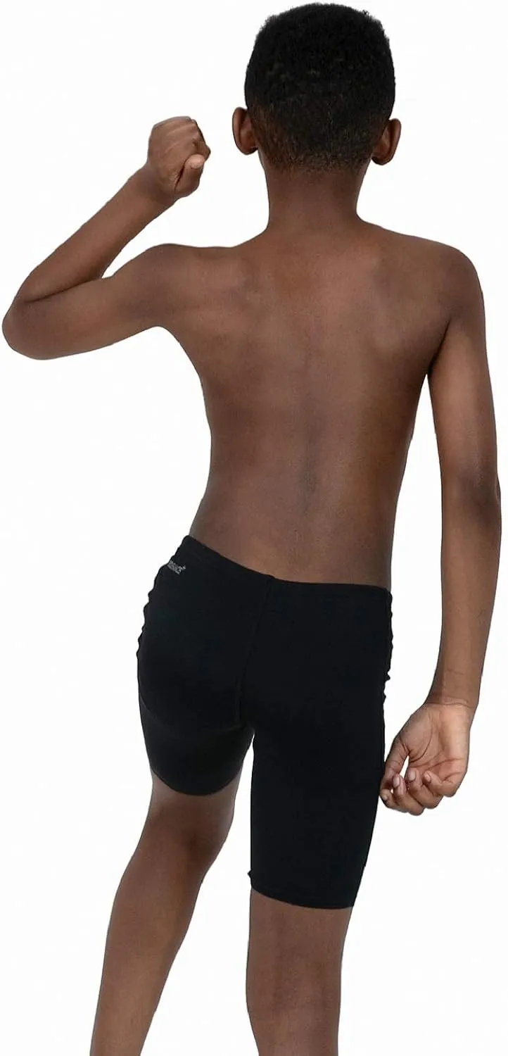 Speedo Boys Essential Endurance  Jammer - Chlorine-Resistant, Quick-Dry Swimwear with Adjustable Fit