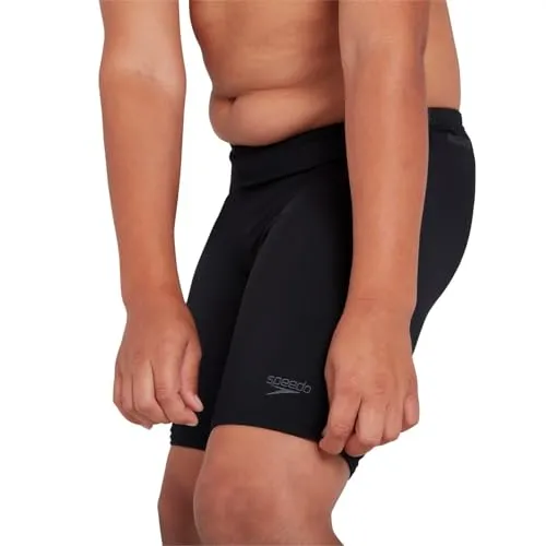 Speedo Boys Essential Endurance  Jammer - Chlorine-Resistant, Quick-Dry Swimwear with Adjustable Fit