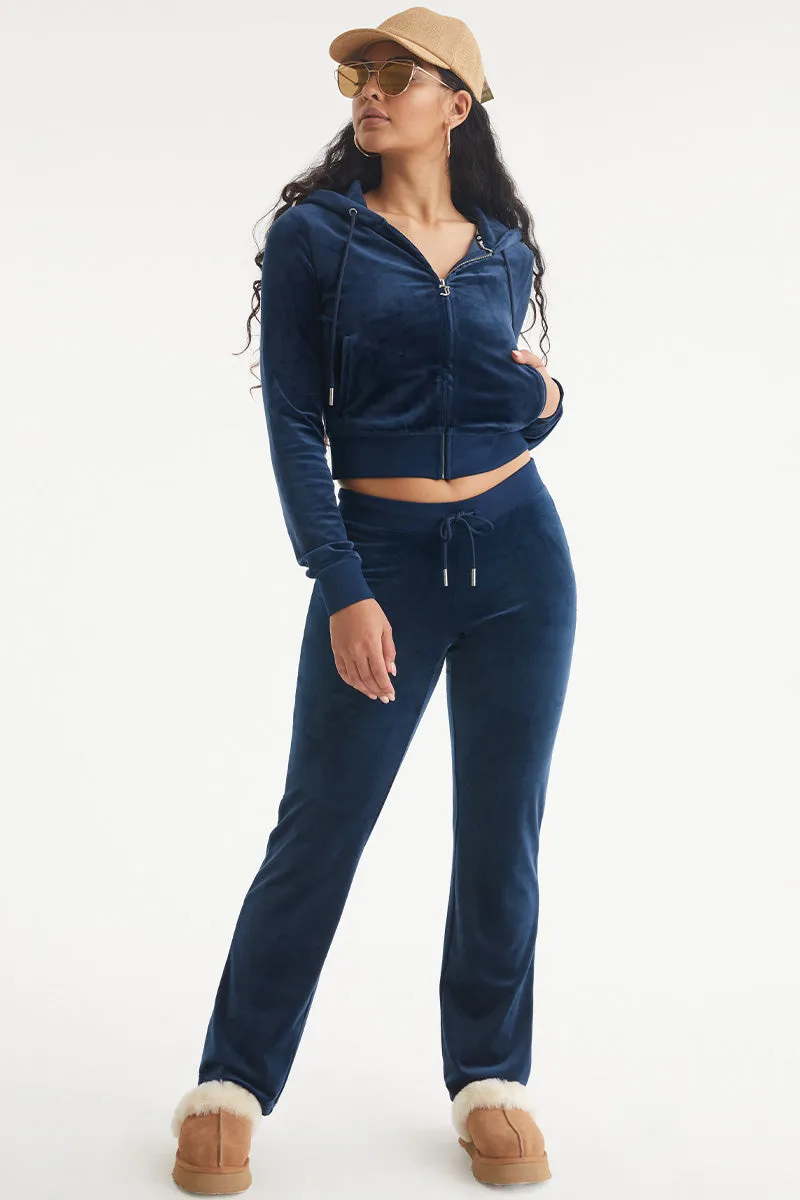 Taurus Customizable Big Bling Velour Hoodie Juicy Couture