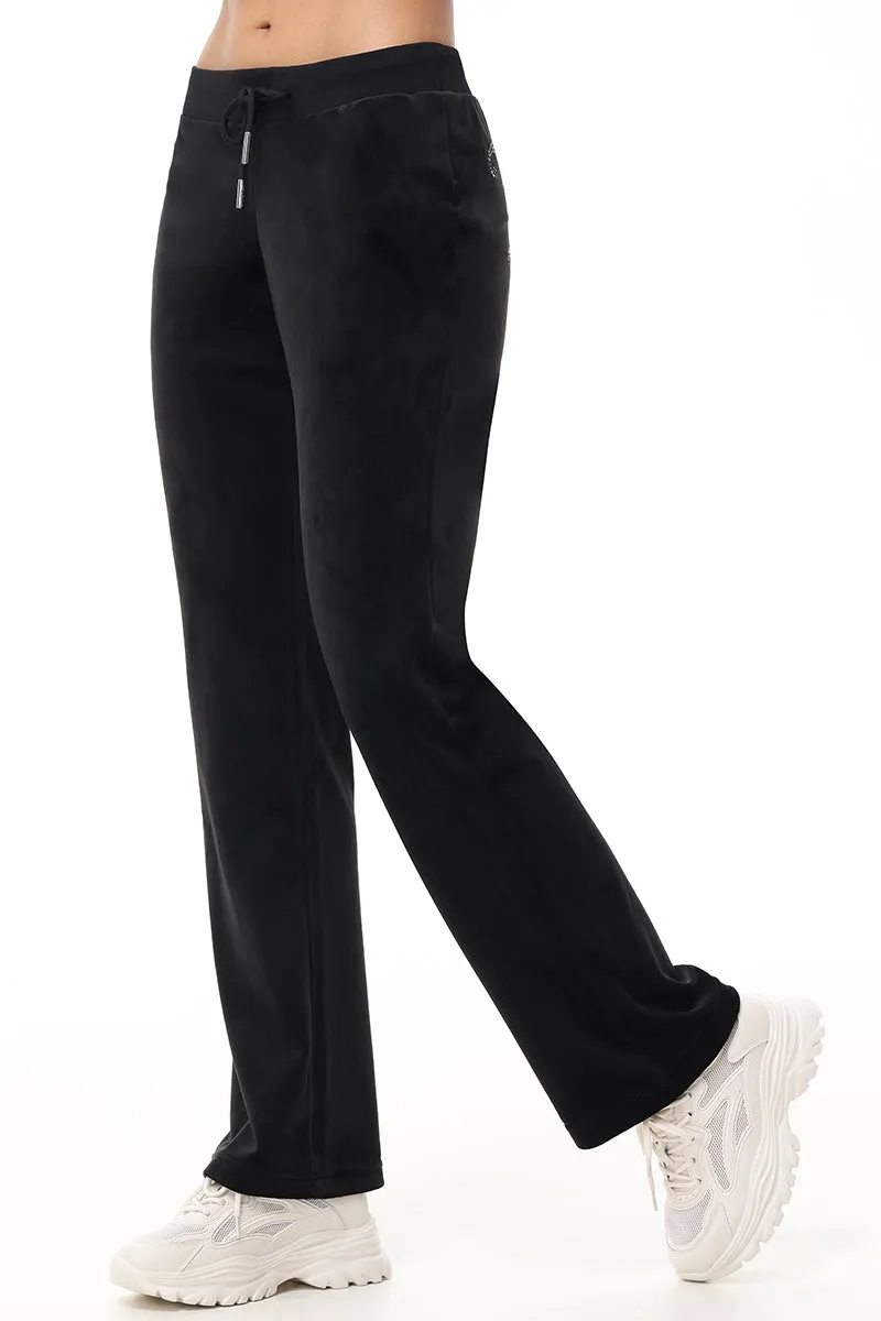 Technicolor Customizable Big Bling Velour Track Pants Juicy Couture