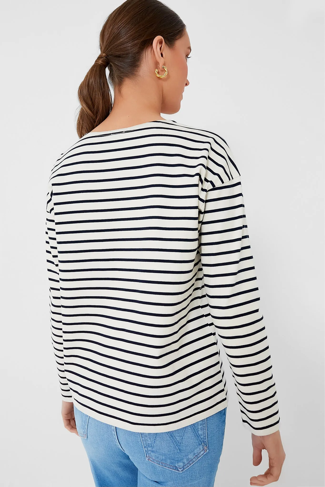 The Cream and Navy Boyfriend