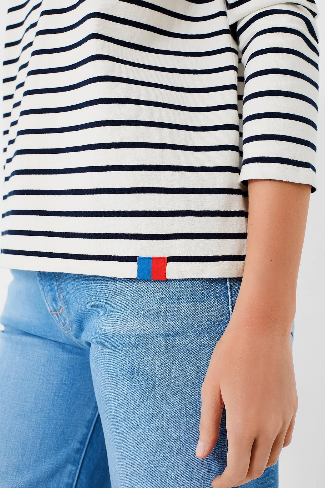 The Cream and Navy Boyfriend