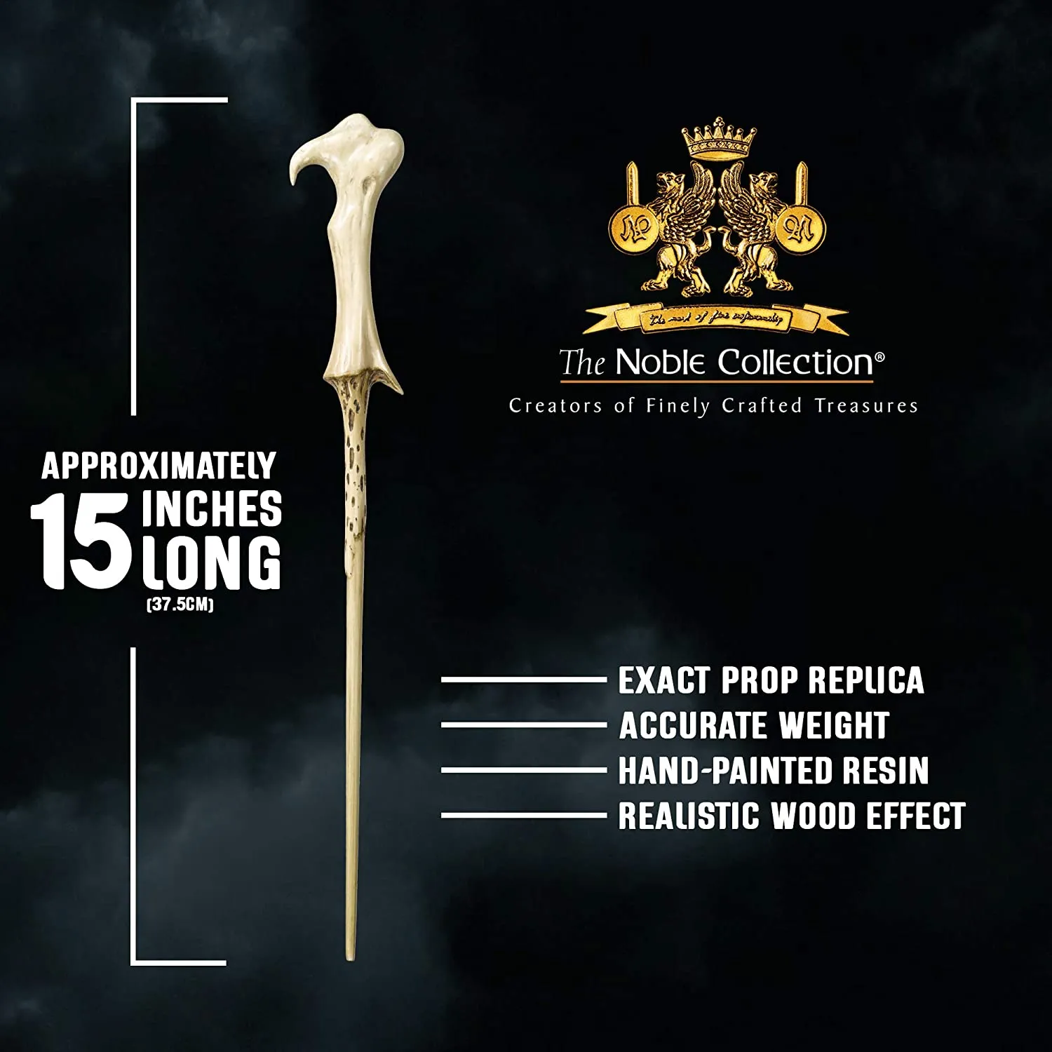 The Noble Collection Lord Voldemort Replica Wand in Ollivanders Box