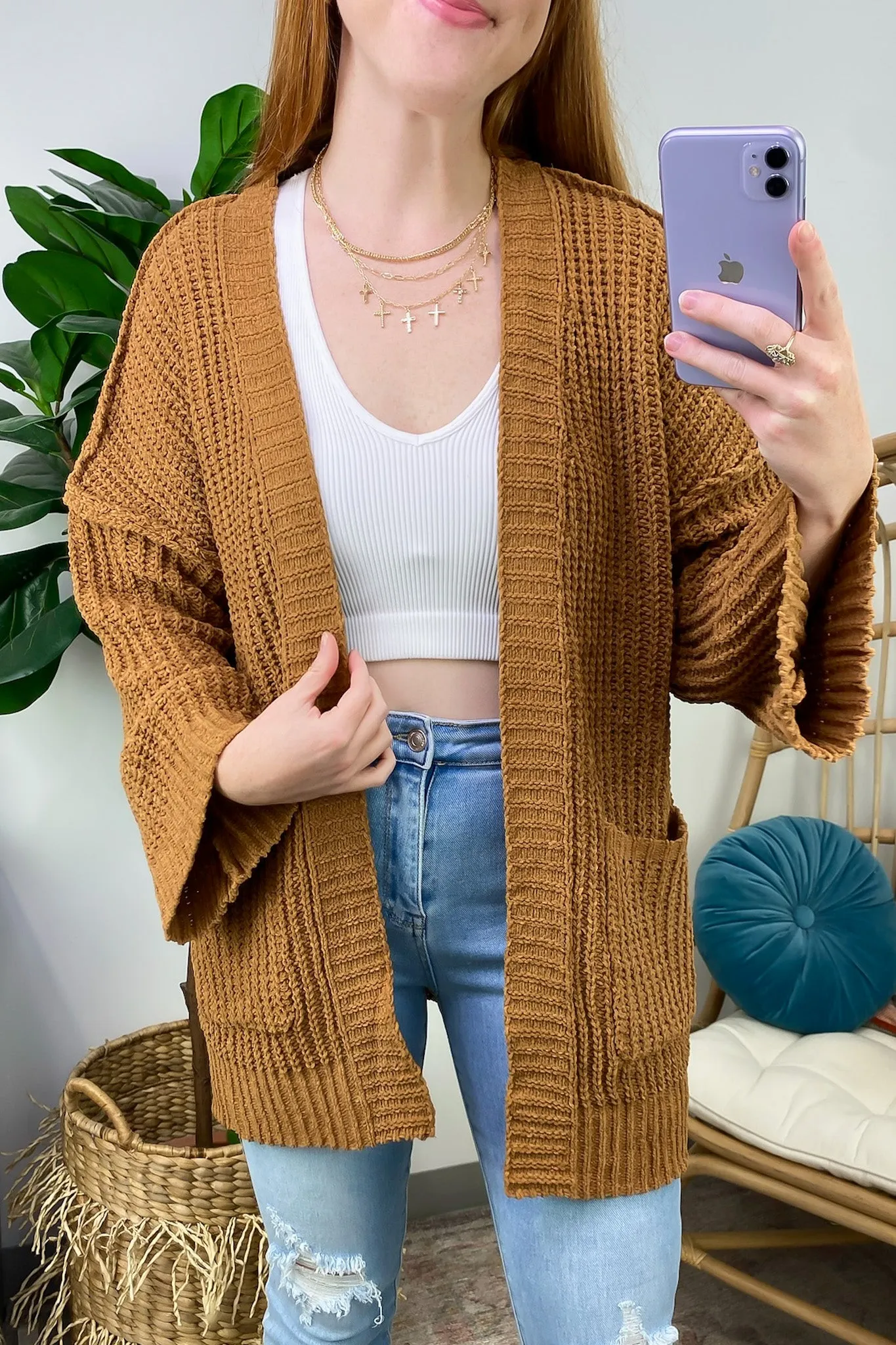 Toasty Chic Long Sleeve Pocket Cardigan - FINAL SALE