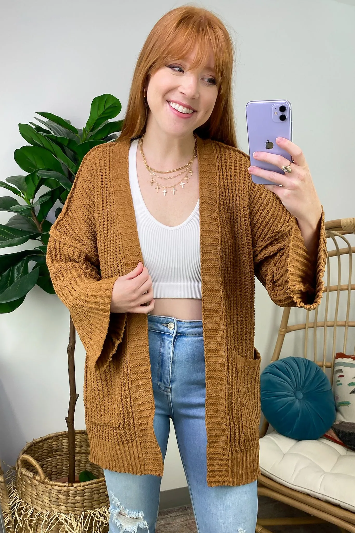 Toasty Chic Long Sleeve Pocket Cardigan - FINAL SALE