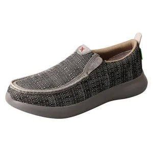 Twisted X Men's Black and White Slip-On Shoe