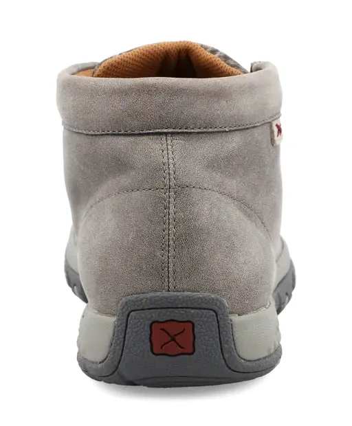 Twisted X Men's Grey Elephant Cell Stretch Chukka Driving Moc