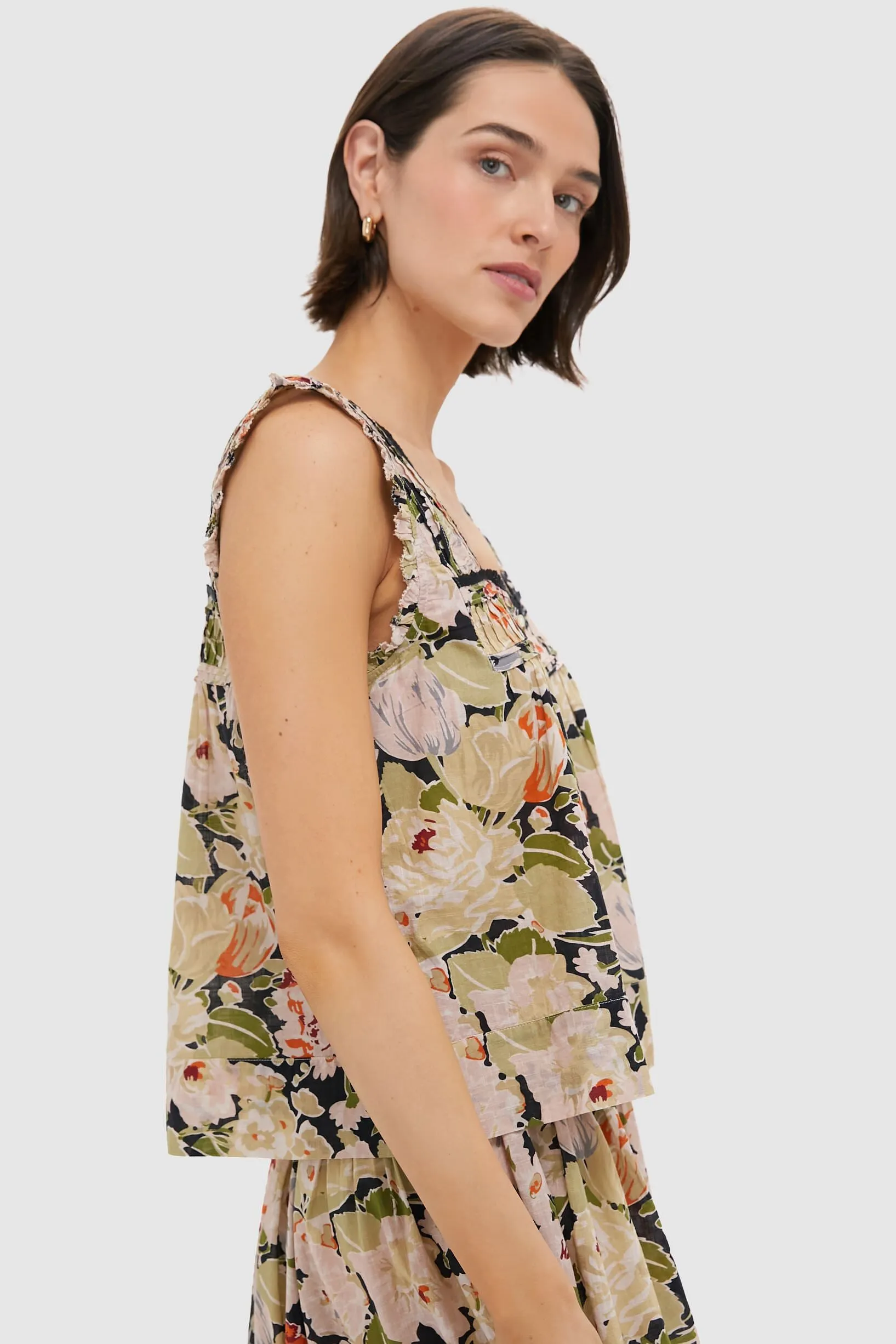 Vintage Rose The Victorian Pleat Tank