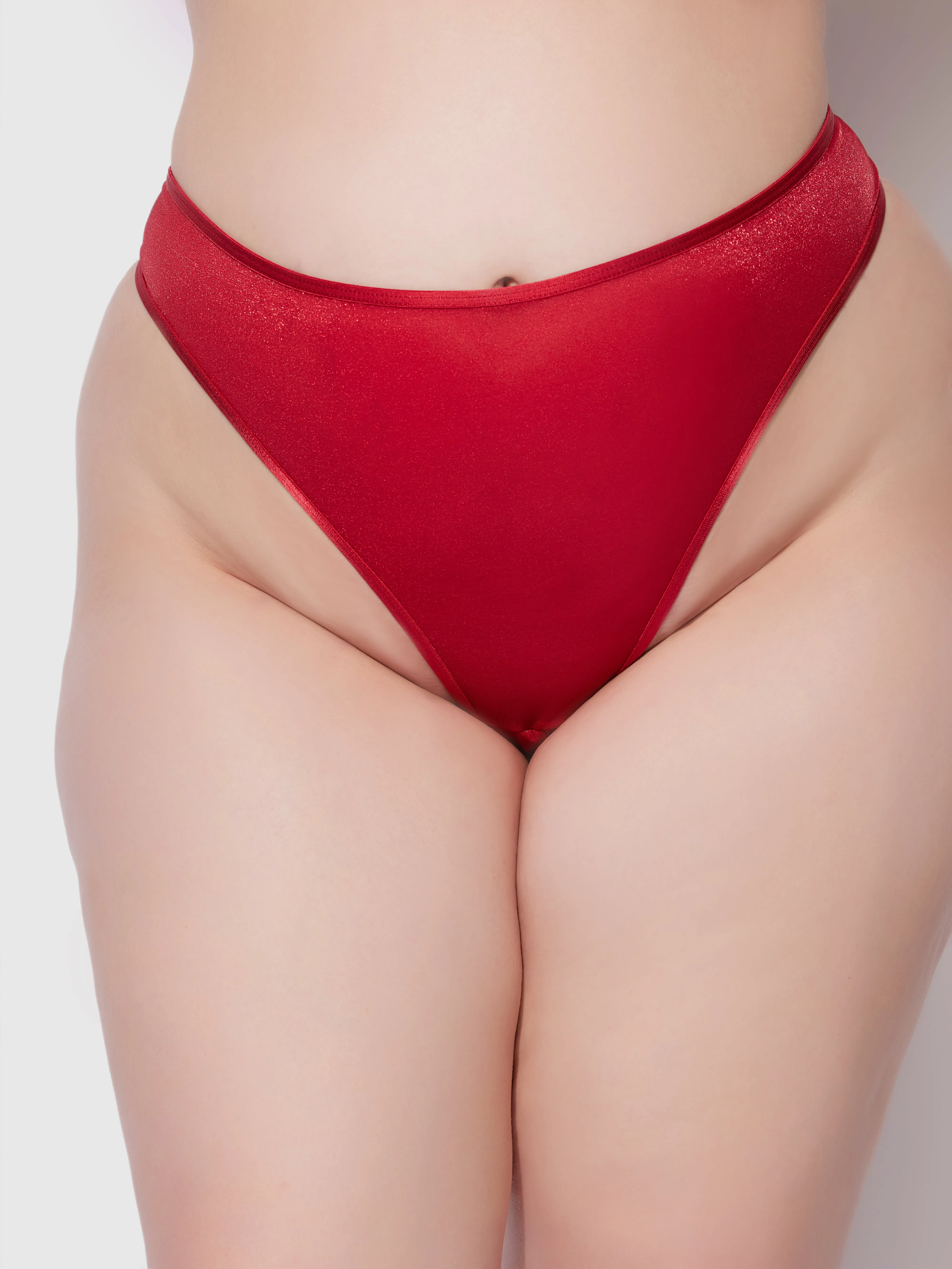 Vivienne Crotchless Mesh Thong