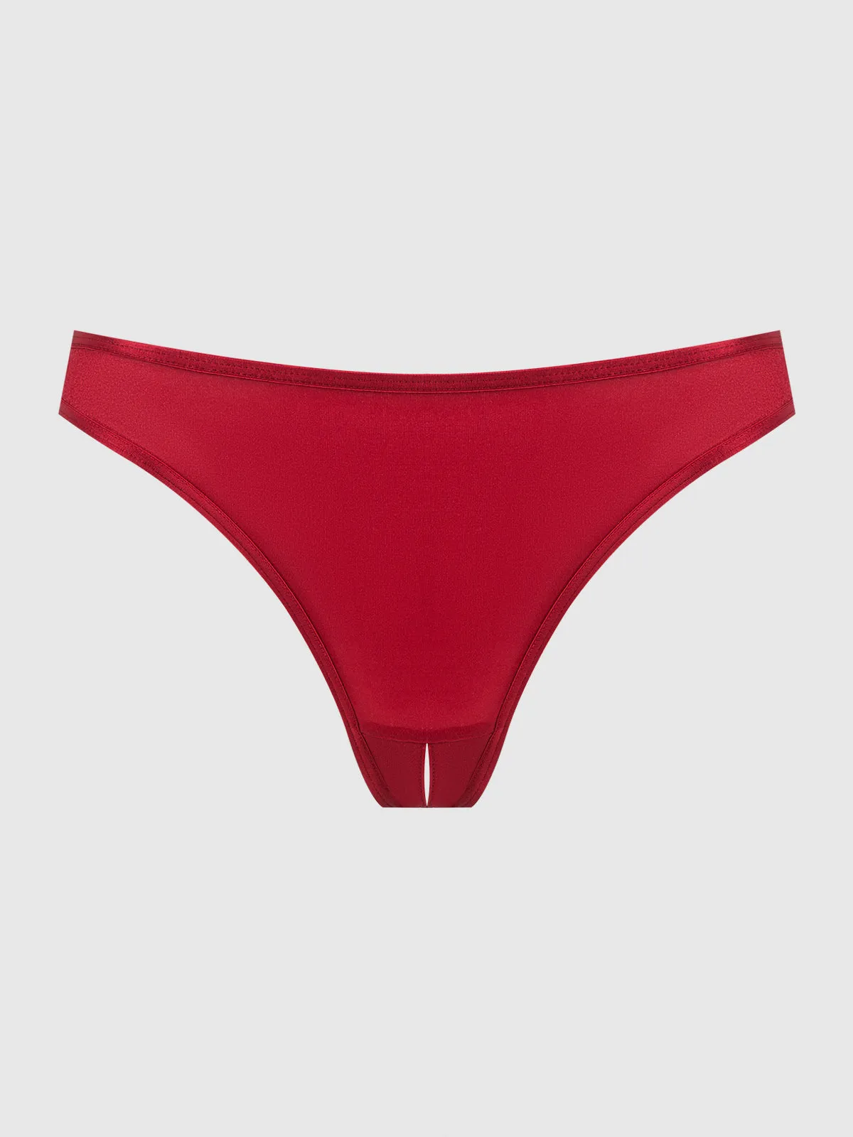 Vivienne Crotchless Mesh Thong