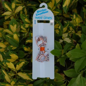 Wee One's BGSU Mini Hair Bow 5/8" Babyband