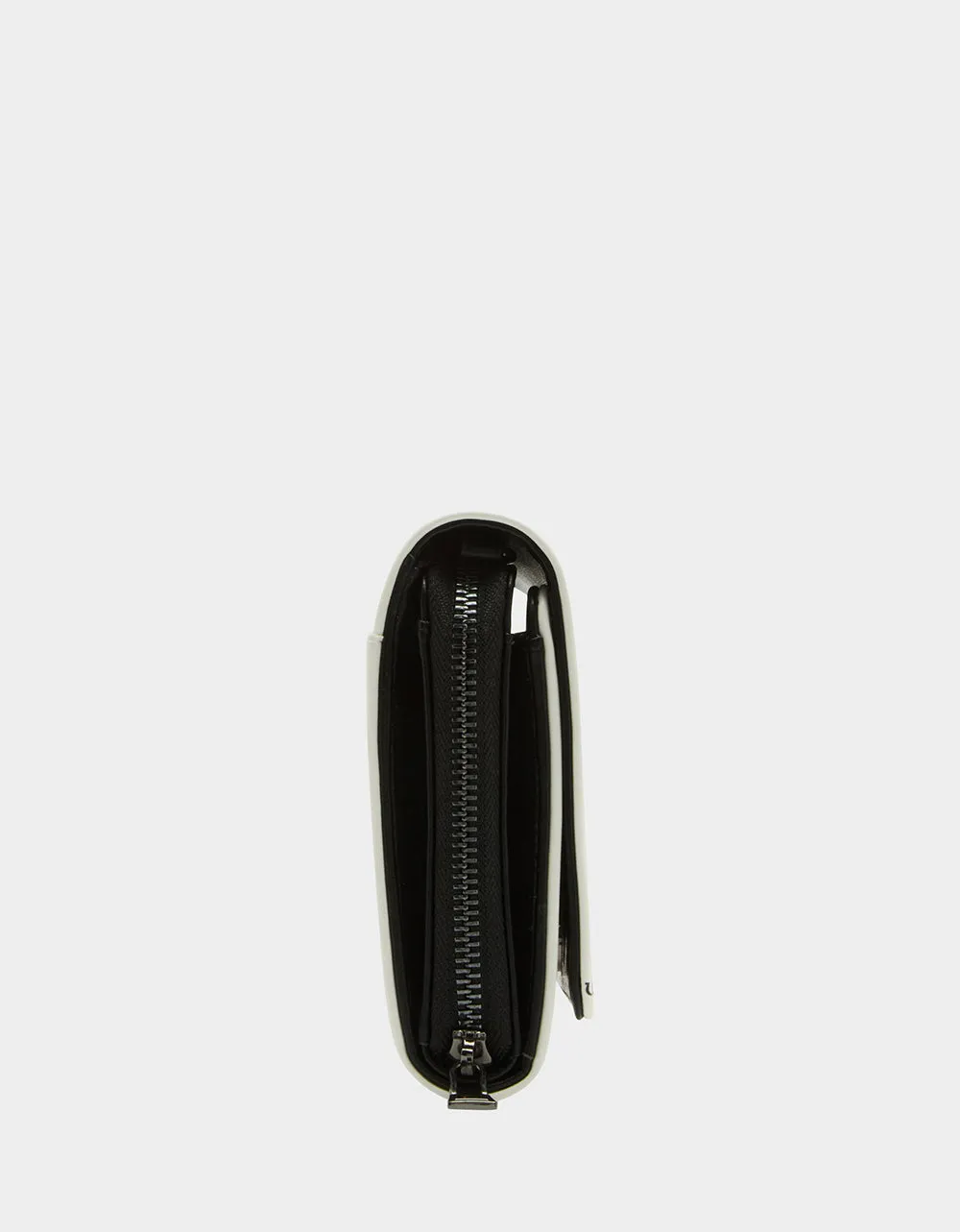 WHATS THE WORD  WALLET ON CHAIN BLACK WHITE Betsey Johnson