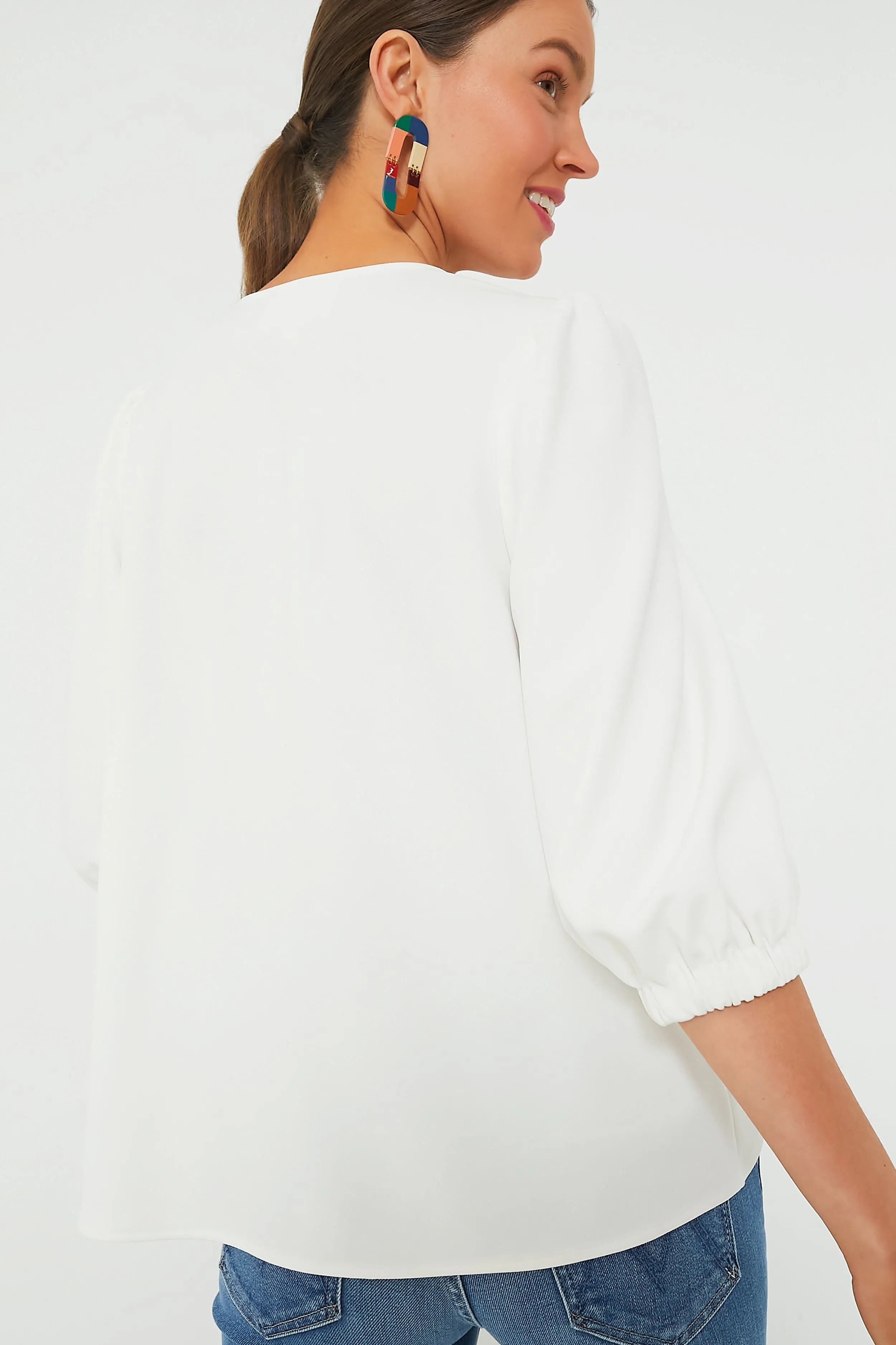 White Hollis Top