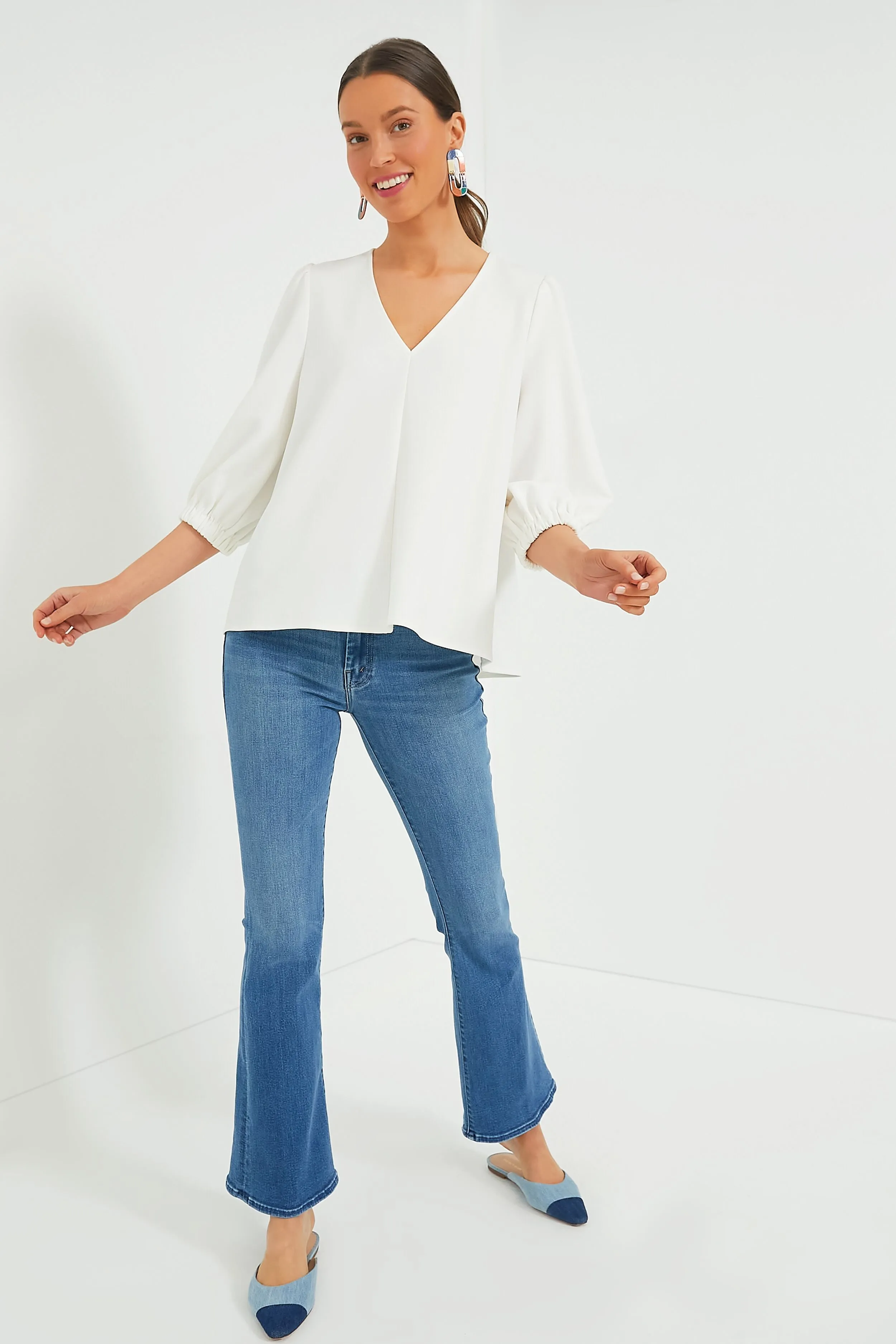 White Hollis Top