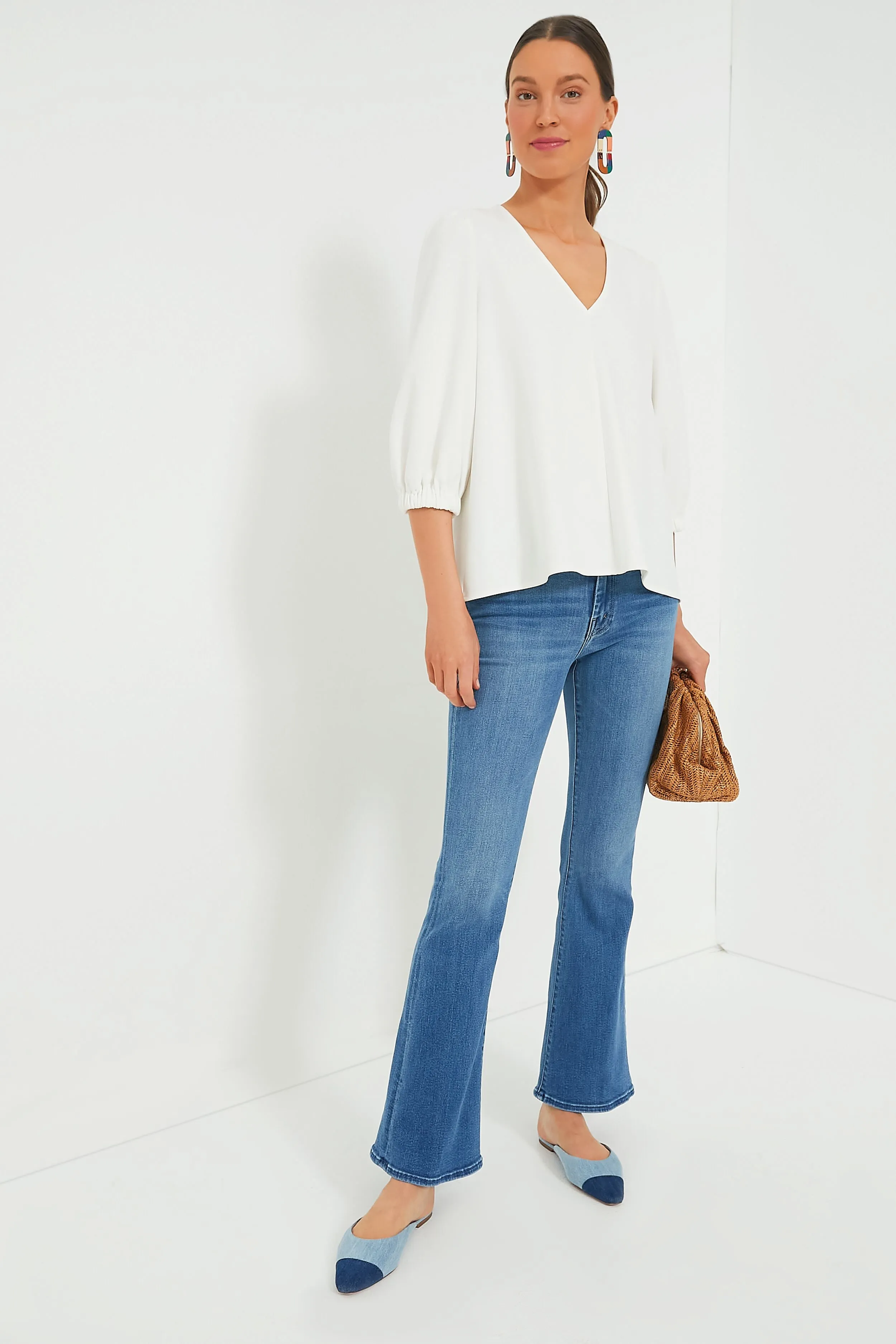 White Hollis Top