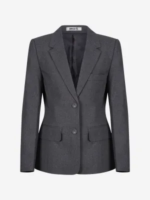 Zeco Girls School Contemporary Eco Jacket in Grey